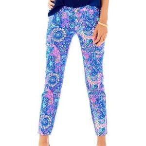 Lilly Pulitzer Kelly Pants No Prob Llama size 12 NWOT